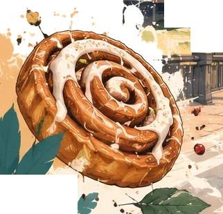 Kanelsnegle, cynamonowy ślimak z lukrem